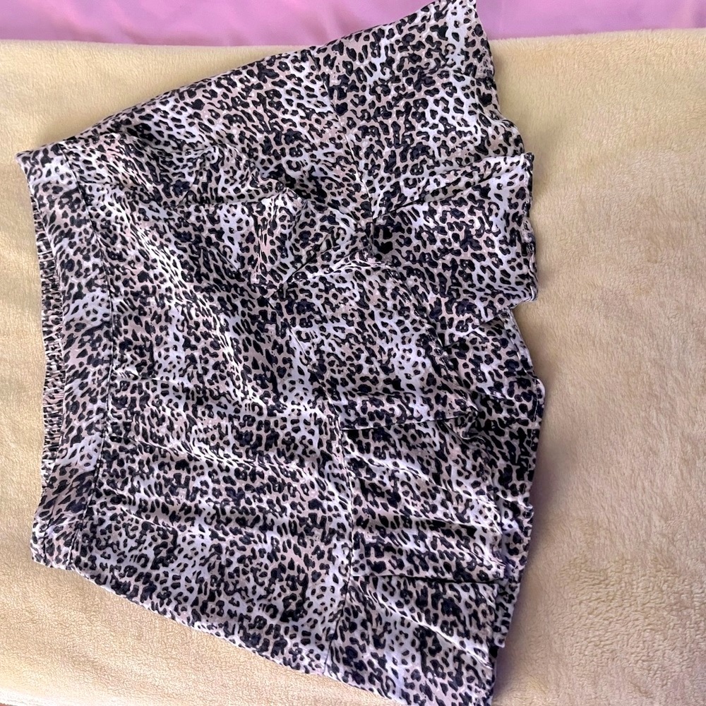 Sim & Sam Skirt - Mini - leopard print - Medium